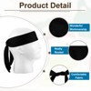 Unique Bargains Polyester Elastic Running Sports Workout Head Ties Sweatbands 3 Pcs - 3 of 3