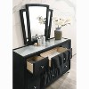 Puma 9 Drawer Upholstered Dresser Black - HOMES: Inside + Out - 3 of 4