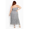 Women's Plus Size Sabina Maxi Dress - bluebell | CITY CHIC - image 3 of 4