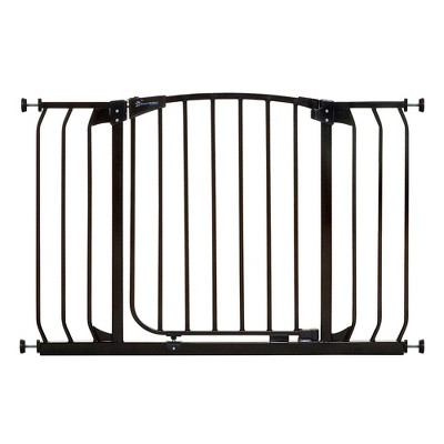 Dreambaby F170B Chelsea 38 to 42.5 Inch Auto-Close Baby & Pet Wall to Wall Safety Gate with Stay Open Feature for Doors, Stairs, and Hallways, Black