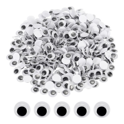 Unique Bargains Self-Adhesive Mini Plastic Craft Wiggle Eyes 500 Pcs - image 1 of 4