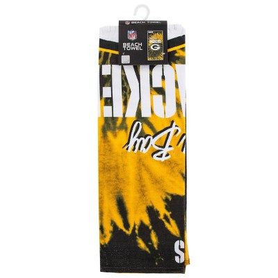 Green Bay Packers Psychedelic Tie-Dye Cotton-Poly Beach Towel