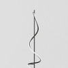 Infibrite 51" 24W Sculptural Curve Floor Lamp (Includes LED Light Bulb) Stepless Dimming Matte Black: ETL Listed, Iron Body, Push Button Switch - 3 of 3