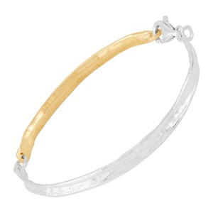 Silpada 'Calm Composure' Sterling Silver and Brass Bracelet, 7.5" - 1 of 4