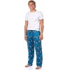 Star Trek Mens' TV Show Series Spock Tossed Print Sleep Pajama Pants Blue - 2 of 4