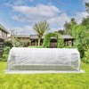 Aoodor Galvanized Pipe and PE Walk-in Tunnel Greenhouse 20 FT x 10 FT x 7 FT - 2 of 4