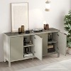 KWPZQEB 59.84" Sideboard Buffet Cabinet, Modern Accent Coffee Bar Console Table with 4 Doors & Adjustable Shelves, Wood Kitchen Table for Dining Room - 4 of 4