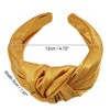 Unique Bargains Women's Shiny Knotted Wide Headband 1 Pc - 4 of 4