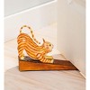 Wind & Weather Handcrafted Metal Cat Door Stopper - 2 of 2