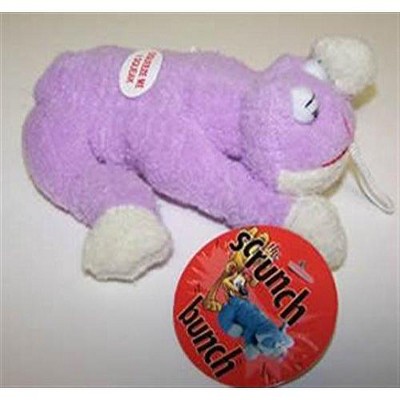 Multipet Scrunch Bunch Plush Frog Dog Toy in Assorted Colors