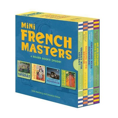 Mini French Masters Boxed Set - (Mini Masters) by  Julie Merberg & Suzanne Bober (Board Book)