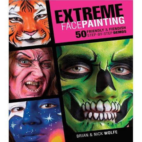 Extreme Face Painting By Brian Wolfe Wolfe Nick Mixed Media