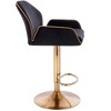 Modern Home Luxe Tesla Contemporary Adjustable Height Counter/Bar Stool with 360° Rotation - 3 of 4