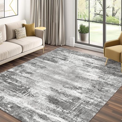 ABYNOW Area Rug – Machine Washable Soft Modern Abstract Carpet Non-Slip Floor Rug