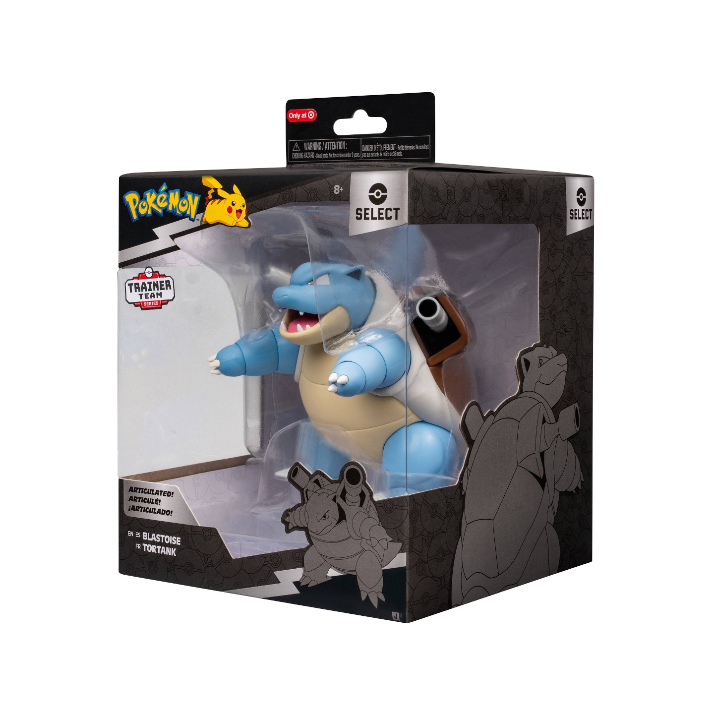 Детская фигурка Pokemon 6" Super-Articulated Figure - Blastoise — фото 7