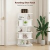 Skyzoo 360° Rotating Shoe Rack - 5 Tier Hexagon Spinning Shoe Organizer for Living Room,Entryway & Closet, - 2 of 4