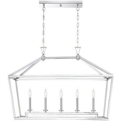 Savoy House Townsend 5 - Light Chandelier in  Polished Nickel