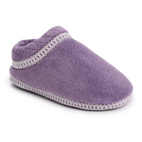 MUK LUKS Women s Rita Full Fit Washable Slipper Lilac Ivory M 7 8