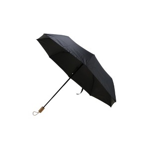 Unique Bargains Umbrella Manual Eight-Bone Sun and Rain Dual-Use Imitation Wood Grain-Sun Protection Impact Cloth 37.40"x26.77" 1 Pcs - 1 of 4