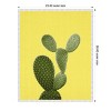 Amanti Art Yellow Cactus by Lola Peacock Canvas Wall Art Print Framed - 3 of 4