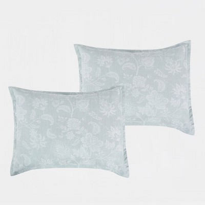 Home Mart Goods 7 Piece Blue Floral Modern Comforter Set Soft Bedding — фото 4