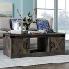 NicBex 48.5 Inch Rectangle Coffee Table with Open Shelf and Cabinets for Living Room,Bedroom,No Assembly Required - 2 of 4