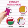 Playbees Mini Prism Spiral Notepads 2.25 X 3.5 Inches 24Pack - 3 of 4