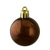 Northlight 96ct Shatterproof 4-Finish Christmas Ball Ornament Set 1.5" - Brown - 4 of 4