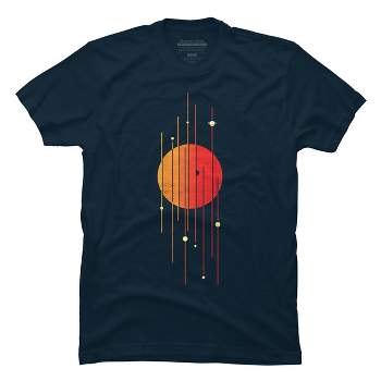 Men's Design By Humans Solar System By xtrashape T-Shirt