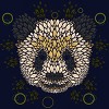Junior's Design By Humans Panda Face By LetterQ T-Shirt - 2 of 3