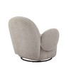 Fabric Swivel Accent Chair with Cloud-Like Comfort and Metal Frame - 3 of 4