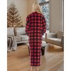 ADR Women's Zip Up Robe Fleece Soft Warm Plush Oversized Zipper Bathrobe - 3 of 3