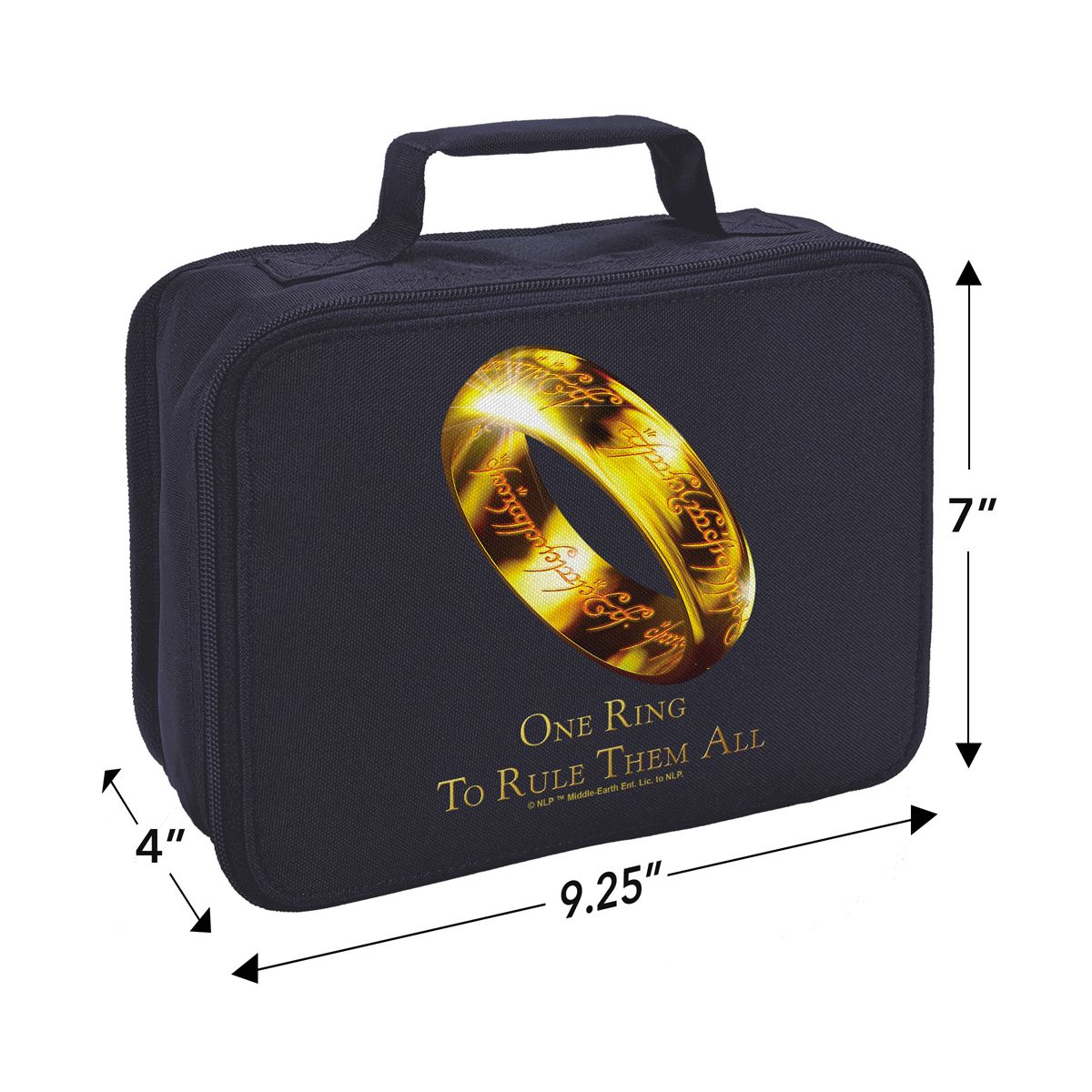 Lord of the Rings One Ring To Rule Them All Insulated Soft Sided Lunch Box - thumbnail 8