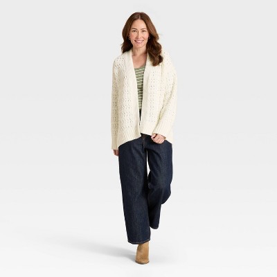 Women's Open Stitch Cozy Cardigan - Universal Thread' - image 3