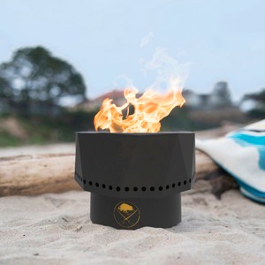 Blue Sky Outdoor Living NHL Buffalo Sabres Ridge Portable Steel Smokeless Fire Pit with Carrying Bag, Firewood and/or Wood Pellet Burning - 1 of 4