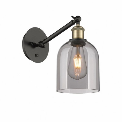 Bella - 1 Light Arm Adjusts Up and Down Wall Sconce In Industrial Style-9.5 Inches Tall and 5.5 Inches Wide