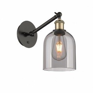 Bella - 1 Light Arm Adjusts Up and Down Wall Sconce In Industrial Style-9.5 Inches Tall and 5.5 Inches Wide - 1 of 1