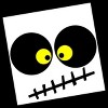 Junior's Design By Humans Square Skull By LonaMisa T-Shirt - 2 of 3
