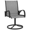 vidaXL Garden Chair Set of 2  Textilene, Powder-Coated Steel - 2 of 4