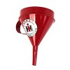 International Harvester Metal Large Red Gas Filling Cone DE1072 - 3 of 3