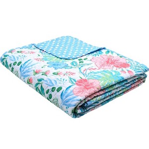 The Lakeside Collection Tropical Garden Quilt Ensemble - 1 of 4
