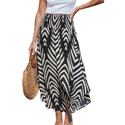 Women's Breezy Geometric Print Maxi Skirt - Cupshe