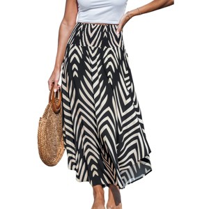 Women's Breezy Geometric Print Maxi Skirt - Cupshe - 1 of 4