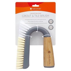 Full Circle Home FC11125GY Grunge Buster Grout and Tile Brush, Gray - 1 of 1