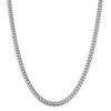 Black Bow Jewelry 6mm Sterling Silver Solid D/C Domed Curb Chain Necklace - 2 of 4
