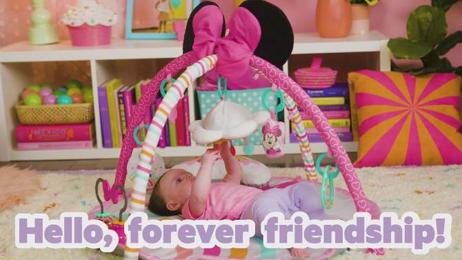 Bright Starts Minnie Mouse Forever Besties Activity Gym, 2 of 15, play video