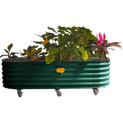 Acekool Self-Watering Raised Garden Bed - with Wheels