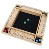 WE Games 4 Player Travel Shut The Box Board Game, 8.5 in. - 4 of 4