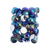 John Bead 100-Piece 25mm Purple AB Acrylic Round Flat Back Rhinestones - 2 of 4