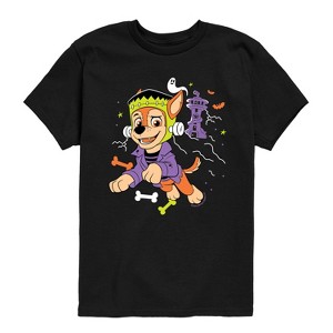 Boys' - Paw Patrol - Chase Halloween Short Sleeve Graphic T-Shirt - 1 of 4